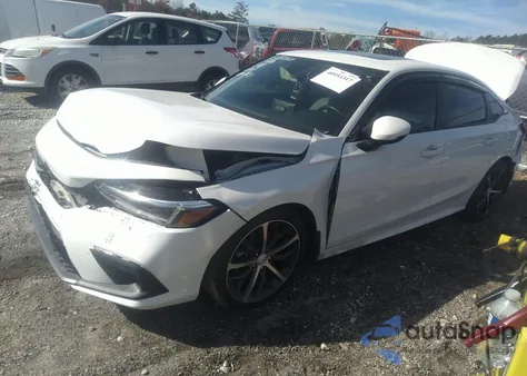 2023 Honda Civic Touring z USA, uszkodzony, nr VIN 2HGFE1F91PH317817